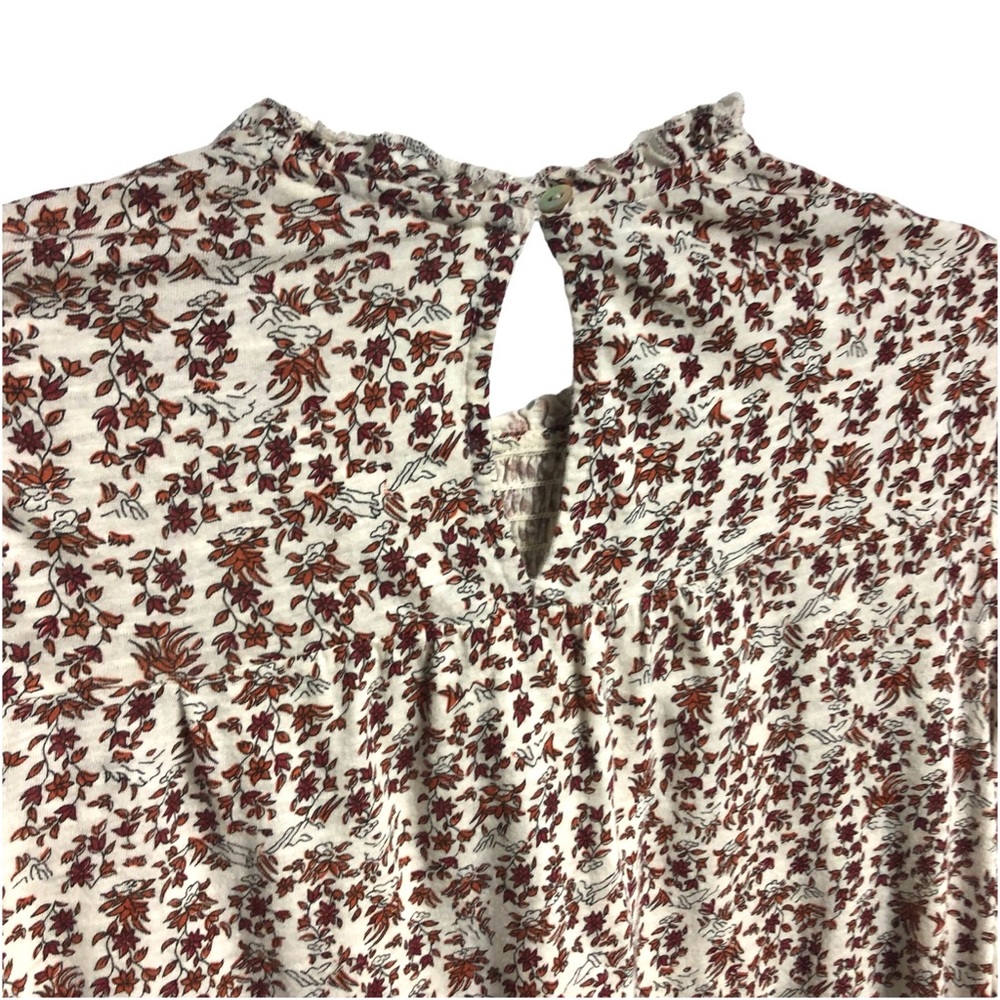Lucky Brand long sleeve top with smocking - Picture 12 of 16
